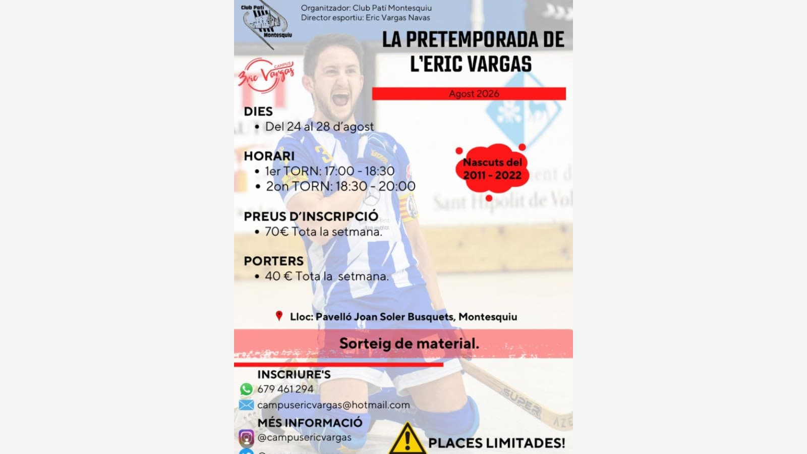 La Pretemporada de l'Èric Vargas - Tecnificacions Hoquei Patins